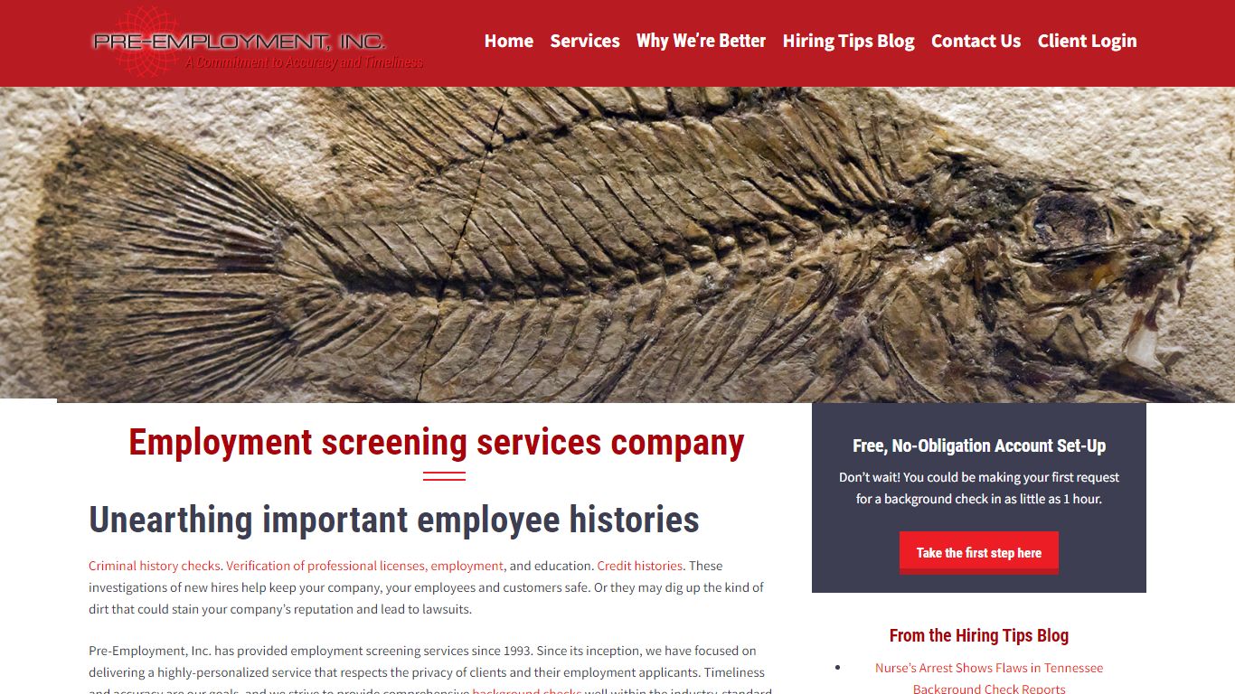 Employment Screening Services | Pre-Employment, Inc., Texas